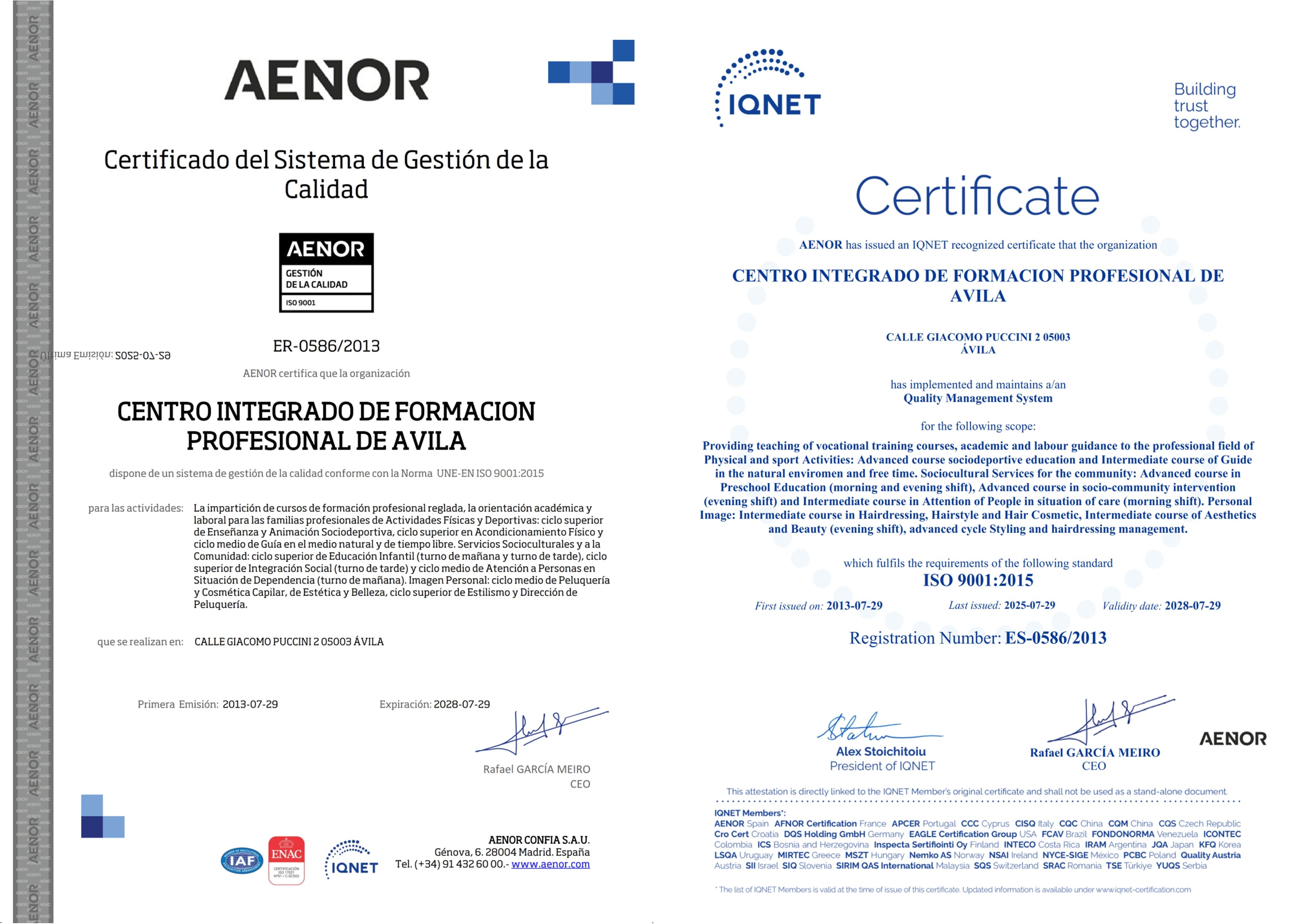 AENOR 2026