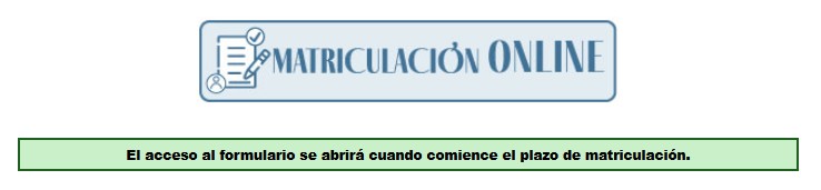 MATRICULACIÓN 2025 2026